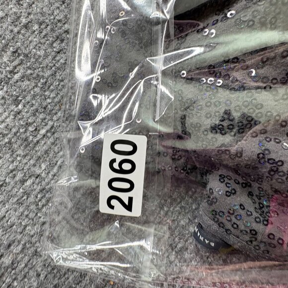 Banana‎ Republic Top Womens Small Black Sequins Dark Fairy Boho Sparkle Glitter - Picture 12 of 14